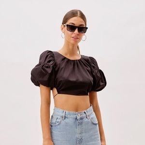 For Love & Lemons Joanna Crop Top